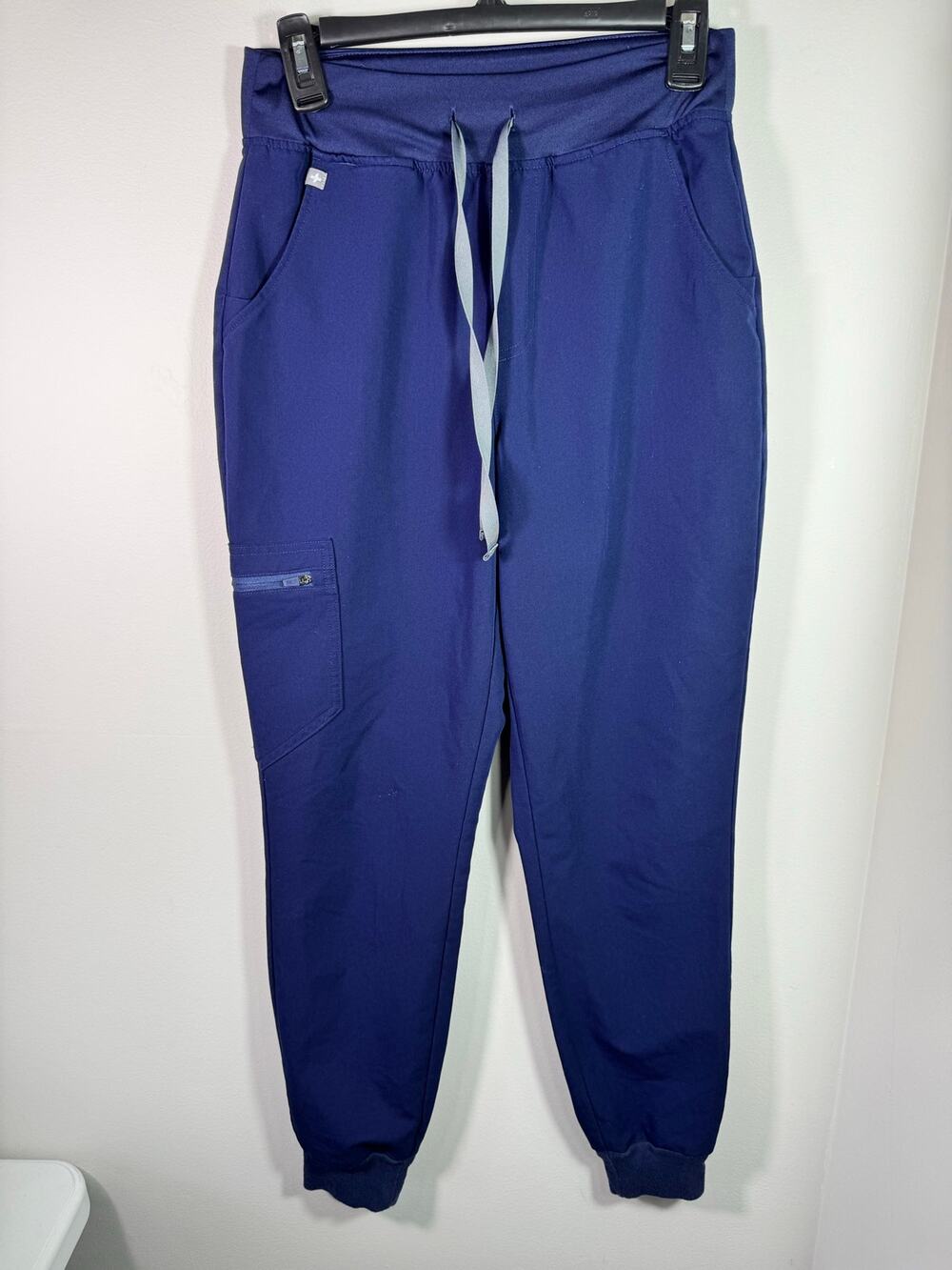 Figs Technical Collect Navy Blue Scrub Jogger Pants Size Small